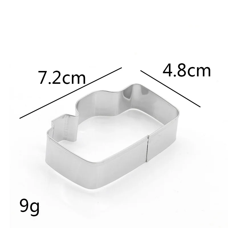Camera Cookie Cutter Stainless Steel Biscuit Knife Baking Fruit Kitchen Mold Embossing Printing