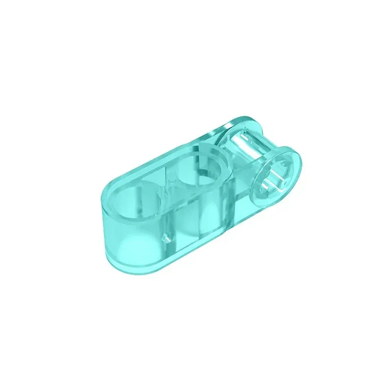 Color: army green - Gobricks GDS-936 Technical, Axle and Pin Connector Perpendicular 3L with 2 Pin Holes compatible with lego 42003 Educational