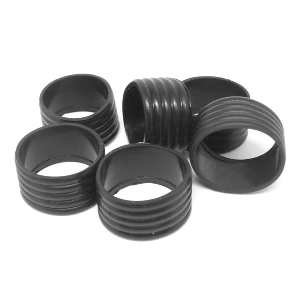 Color: grey, Ships From: CHINA - 2 Pieces Tennis Racket Grip Rubber Ring Badminton Bat Overgrip Fix Flexible Bands Finishing Protector Outdoor Sports Red