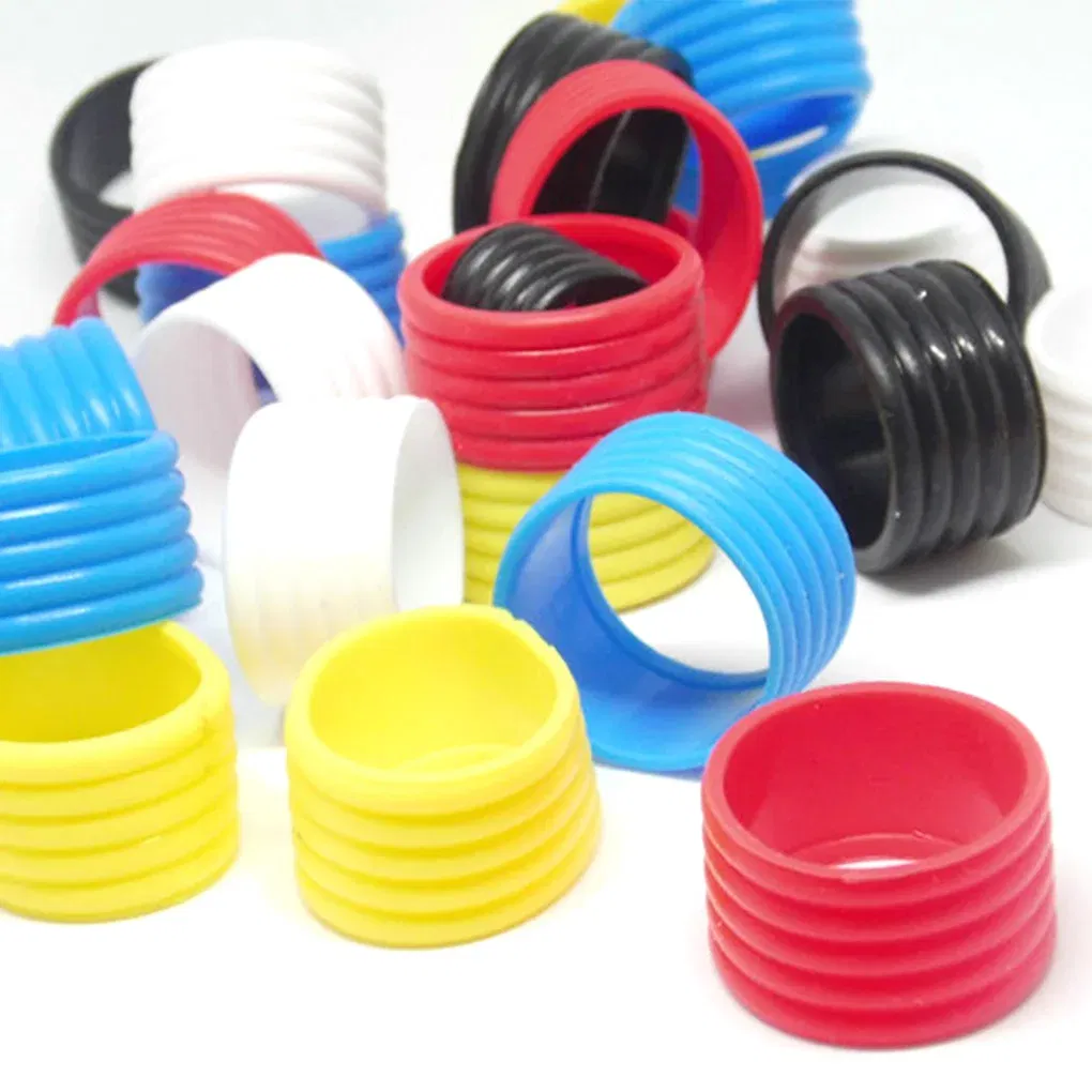 Color: grey, Ships From: CHINA - 2 Pieces Tennis Racket Grip Rubber Ring Badminton Bat Overgrip Fix Flexible Bands Finishing Protector Outdoor Sports Red