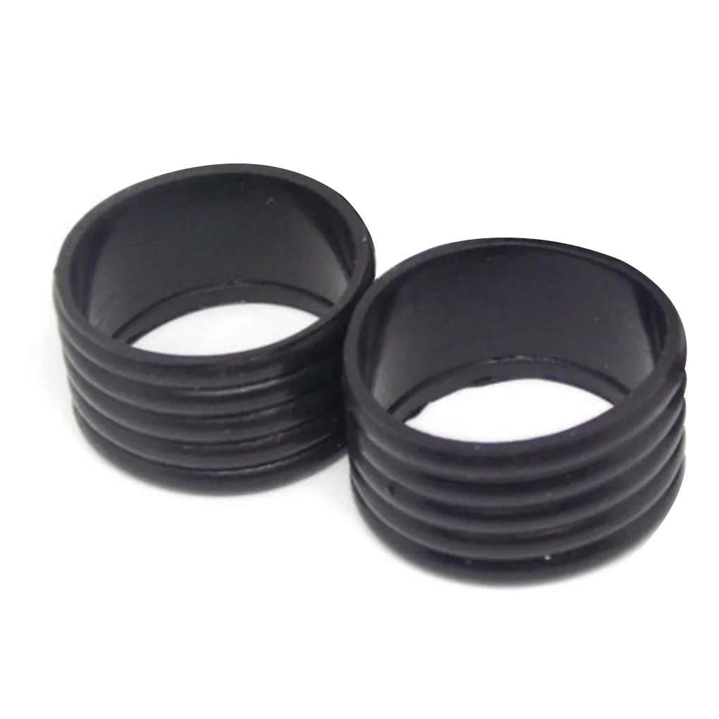Color: grey, Ships From: CHINA - 2 Pieces Tennis Racket Grip Rubber Ring Badminton Bat Overgrip Fix Flexible Bands Finishing Protector Outdoor Sports Red