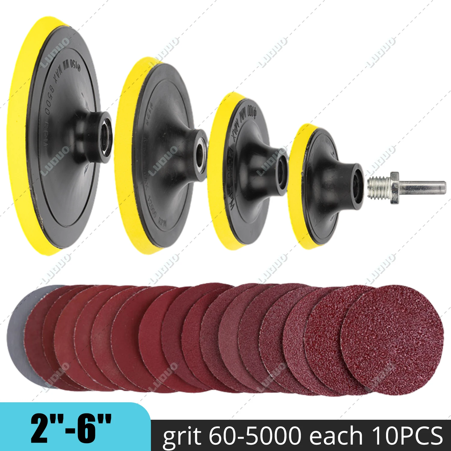 Color: GRAY, Ships From: CHINA, Model: 10000 - 2 3 4 5 6 Inch Round Sandpaper Disk Hook & Loop Sanding Disc Sanding Paper Sheet For Wood Steel Jewelry Car Detailing Polishing