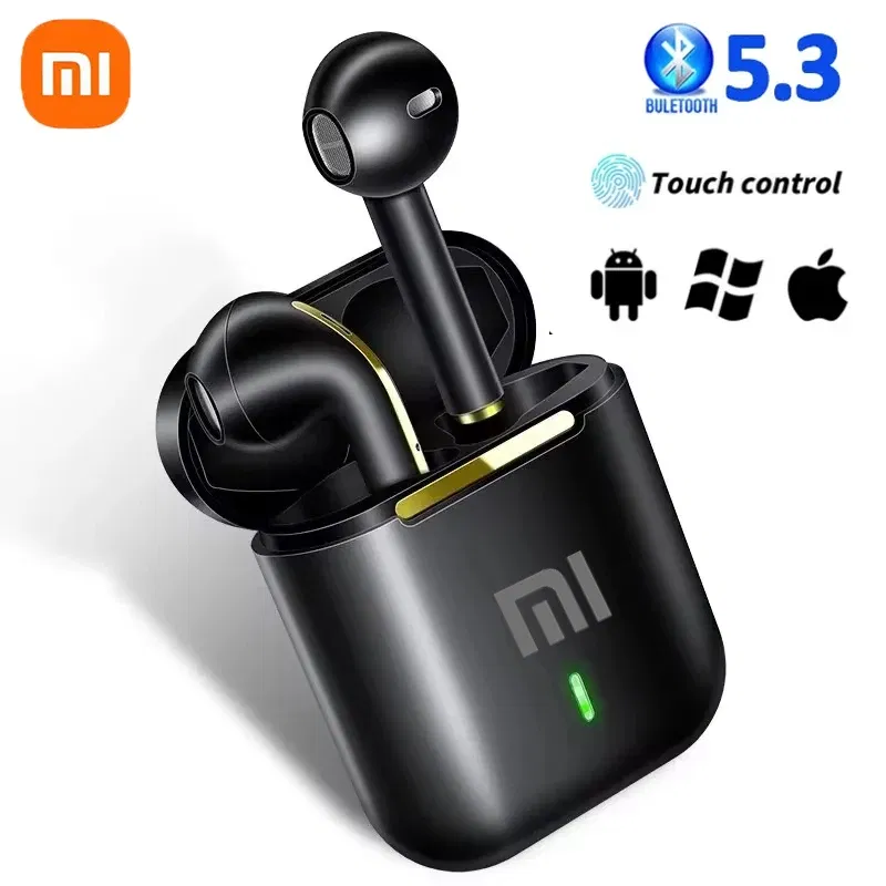Color: PURPLE - Xiaomi J18 Wireless Bluetooth Headphones in-ear HiFI Stereo with Mic Bluetooth Touch Waterproof Noise Cancelling Multi-Earphones