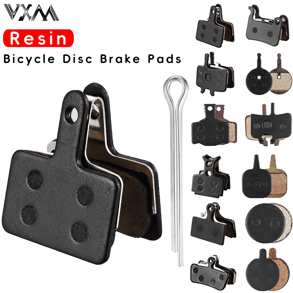 Color: Dark Khaki - VXM MTB Bike Cycling Hydraulic Disc Brake Pads Resin semi-metallic for SHIMANO AVID HAYES Magura Formula M8020 DB Bicycle Parts