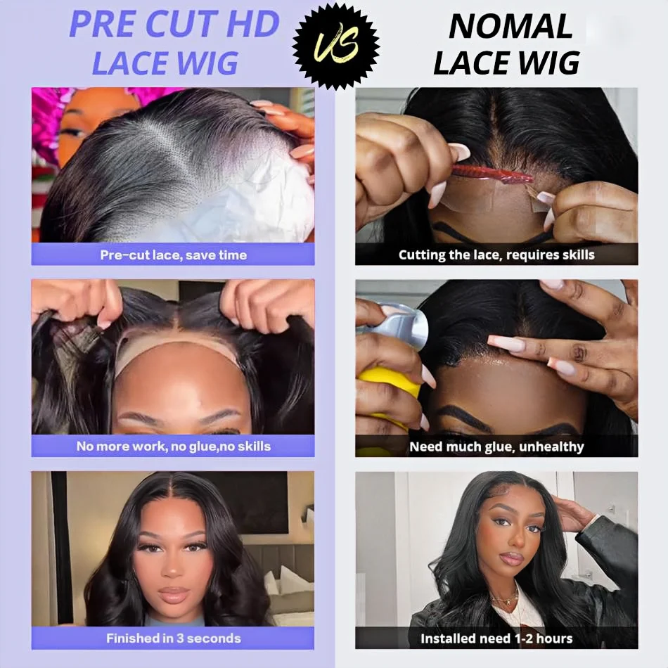 Stretched Length: 20inches, Hair Color: #4, Density: 150%, Ships From: CHINA - Body wave Wigs Glueless Wig Human Hair Ready To Wear 5x5 Lace Frontal Wig 4x4 Brazilian Closure Wig For Women Lace Front Wigs