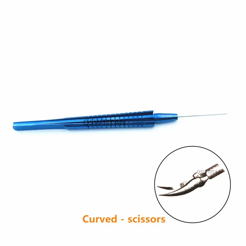 Color: DEEP BLUE - Retinal Capsulorhexis forceps Intraocular Ophthalmic micro Surgical Instruments
