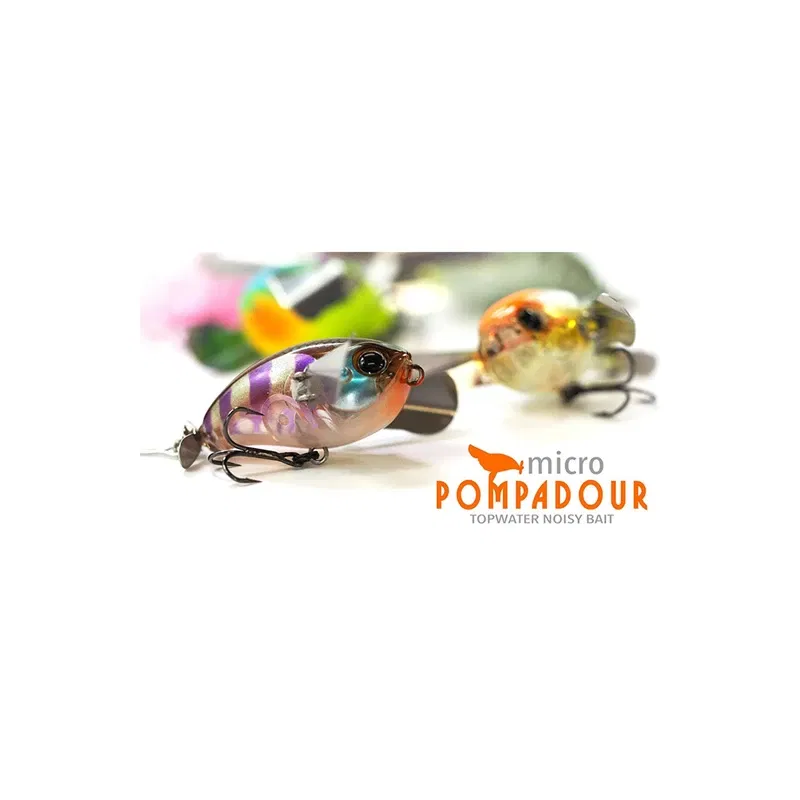 Color: Burgundy - luretv Japanese JACKALL SAME STYLE  MICRO POMPADOUR Small Water Cicada 6.5g