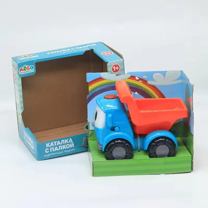 Color: black - Russian pickup truck Lio with 8 Russian songs farmer's cart  pullback car mode sliding toy children's holiday gift
