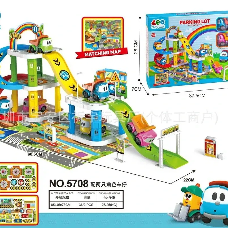 Color: black - Russian pickup truck Lio with 8 Russian songs farmer's cart  pullback car mode sliding toy children's holiday gift