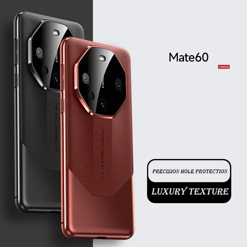 Color: Blue, Material: Microfiber - For Huawei Mate 60 Pro 50 40 Plus RS Case Lens Protective  Mate60 Mate60Pro 60Plus 60RS Full Cover Camera Protector Shell