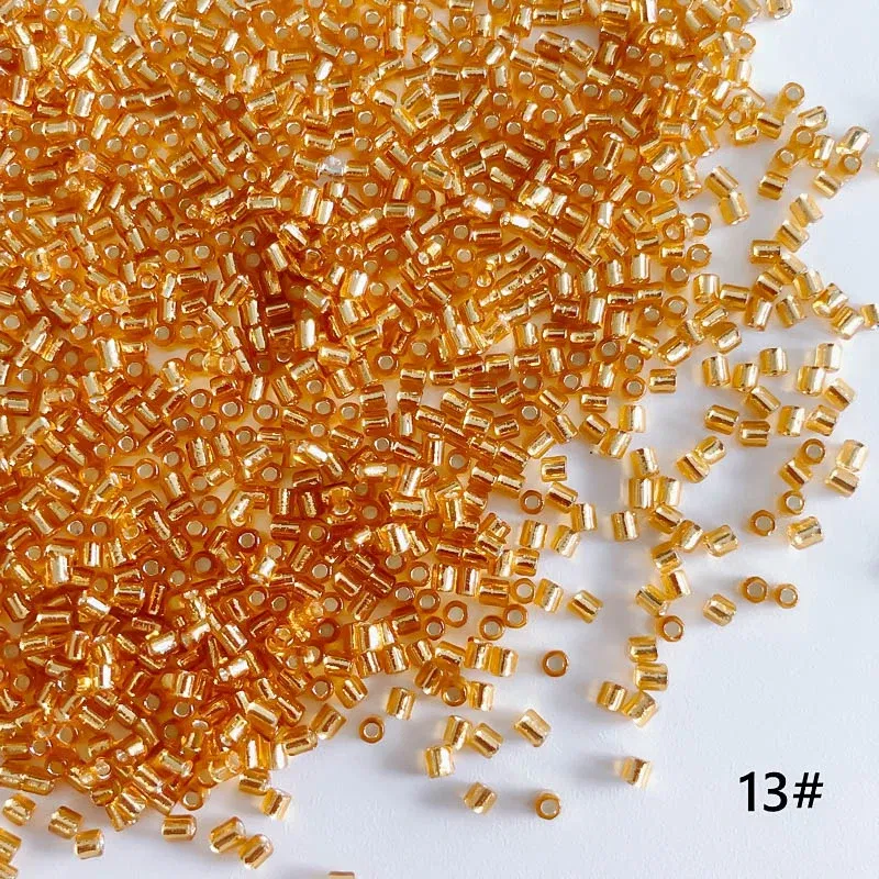 Color: Lavender, Item Diameter: 2mm - 2mm Glass Seed Loose Beads Silver Color Inner Long Tube Charms DIY Craft Bracelet Jewelry Making Supplies Necklace Accessories