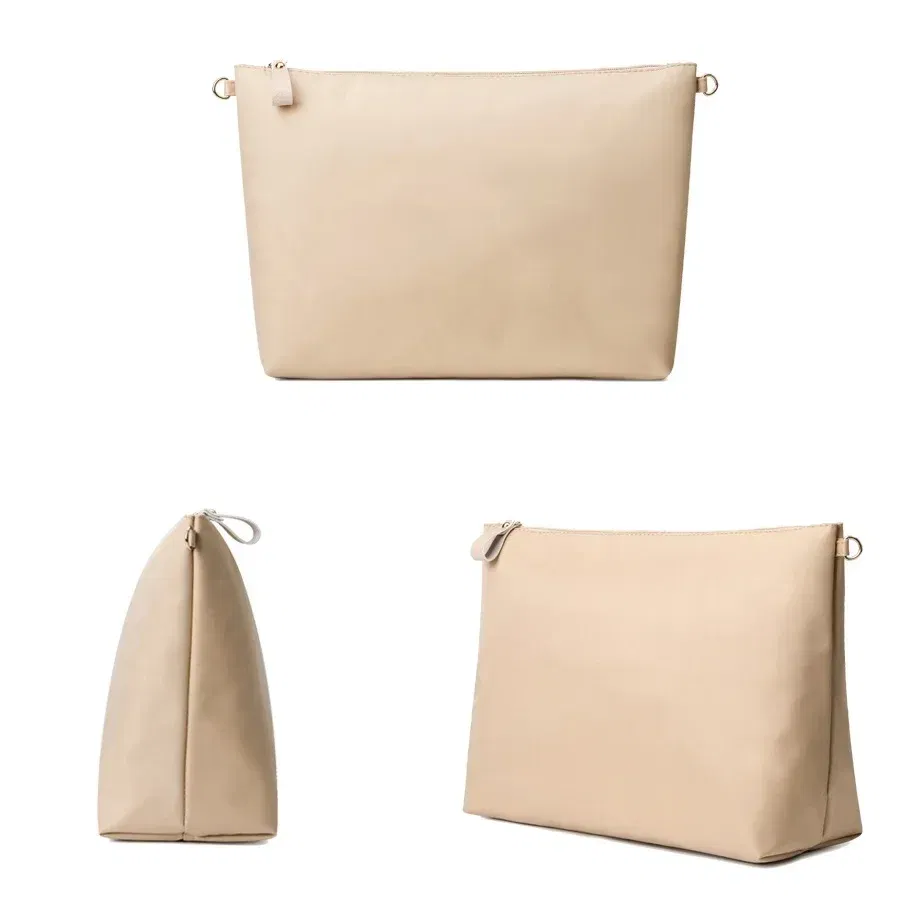 Color: Blue - Nylon Organizer Insert Bag Women Nylon Travel Insert  Travel Makeup Bag Traveling Multi-functional Makeup Insert Bags