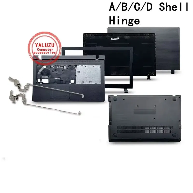Color: WHITE - Laptop Shell For Lenovo Ideapad 100-15 100-15IBY B50-10 LCD Top Case/Bezel Cover/Palmrest Upper Case/Bottom Base Cover/Lcd Hinge