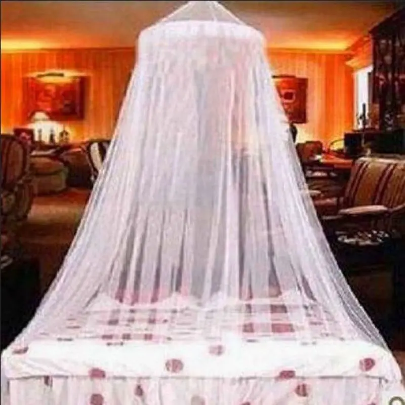 Color: black - Princess Style Mosquito Net Mesh Hung Dome Home Canopy Mosquito Mesh Bedding Net Home Supplies