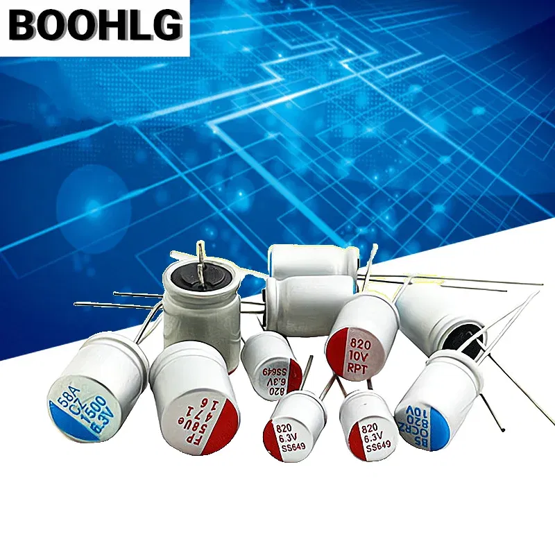 Capacitance: 470NF - 10PCS 100UF 270UF 330UF 470UF 560UF 680UF 820UF 1000UF 1200UF 2.5V 4V 6.3V 10V 16V New Motherboard Graphics Card Solid Capacitor