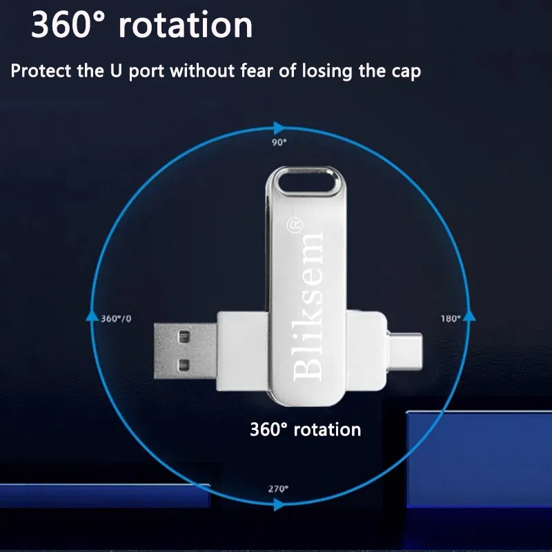 Pen Drive 64GB  OTG 128GB Type C USB 2.0 Flash Drive External Memory Stick for SmartPhone MacBook Tablet