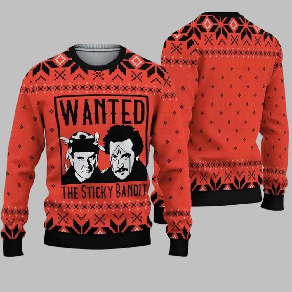 Color: green, Size: XS - New Style Sweatshirt For Spending Christmas Alone At Home Ugly Christmas Pullover 2026 Fashionable Casual Couple Sweatshirts