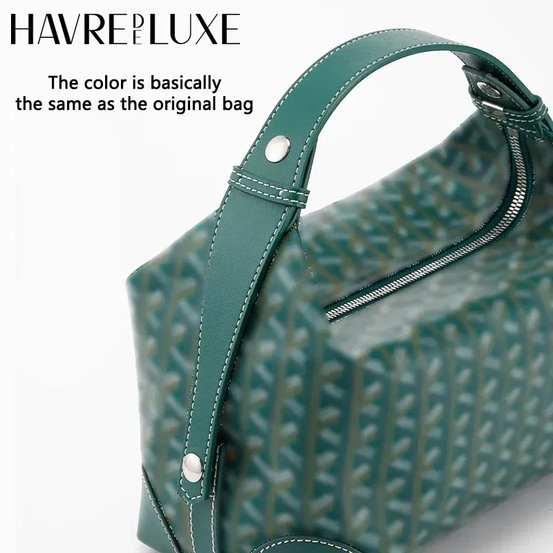 Color: MULTI - Bag extended shoulder strap for Goyard Bowling 25 toiletries bag handle shoulder replacement strap bag modification accessories