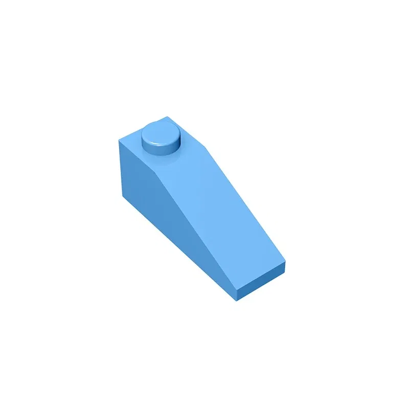 Color: GRAY - Gobricks GDS-586 Slope 33 3 x 1 compatible with lego 4286 pieces of children's toys Building Blocks Technical Assembles