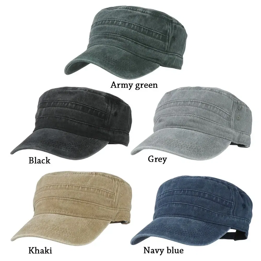 Color: army green - 1PC Camouflage Army Hat Men Women Baseball Cap Camo Military Cadet Combat Fishing Cap