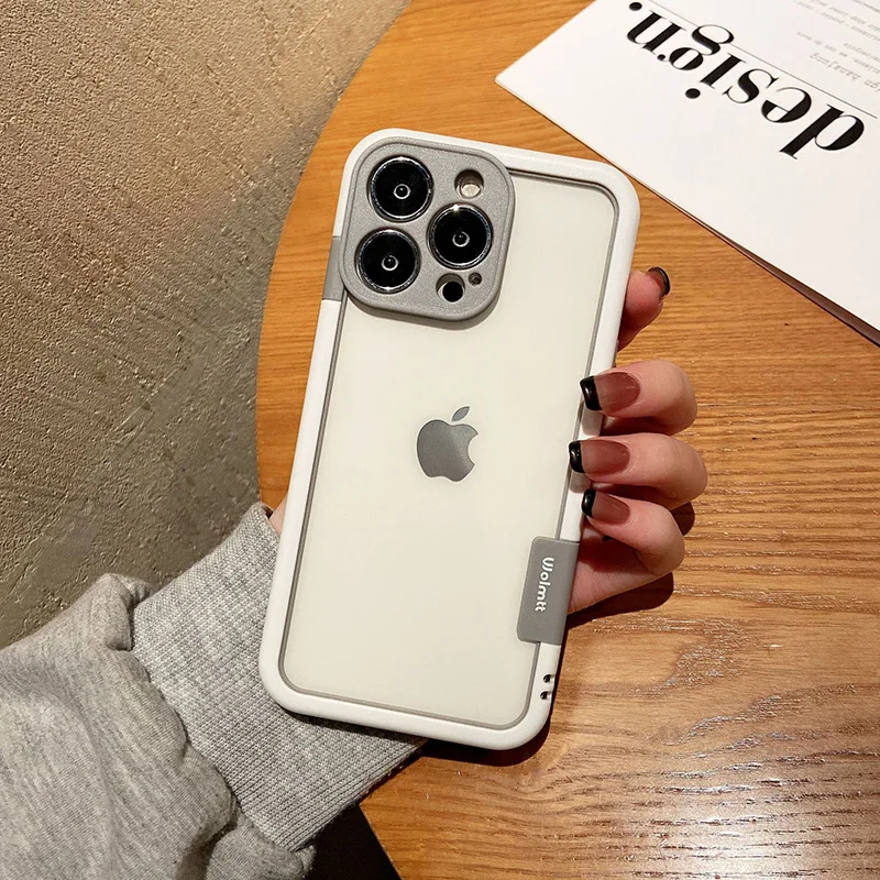 Color: black, Ships From: CHINA, Material: aluminum - Better Heat Dissipation Dual Color Bumper Border Soft Phone Case For iPhone 17 16 15 14 13 12 11 Pro Max 7 8 Plus XS XR