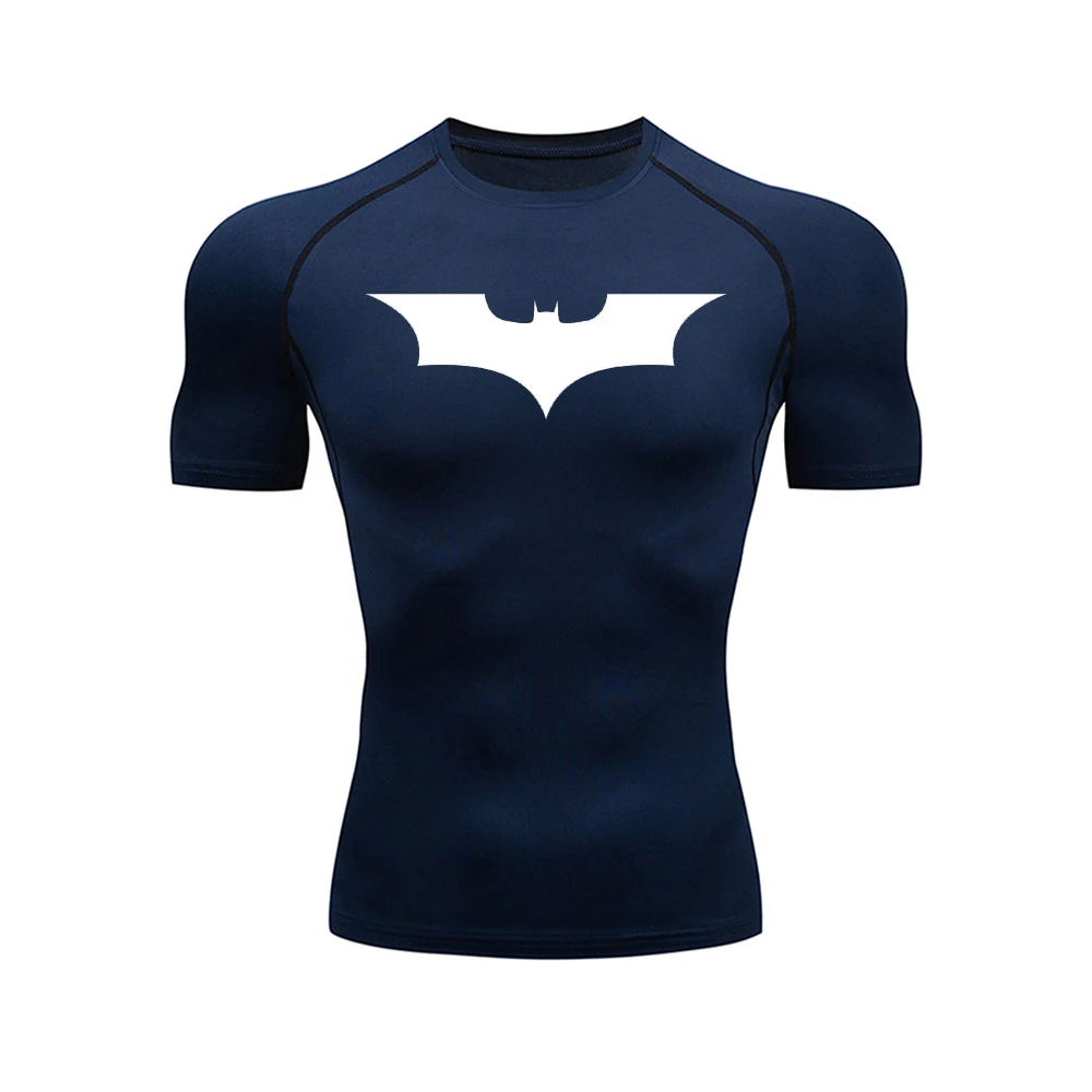 Color: GRAY, Size: S - Men's Athletic Compression Shirts Athletic Quick Dry Breathable Rash Guard Athletic Tight Workout Tops Summer Men