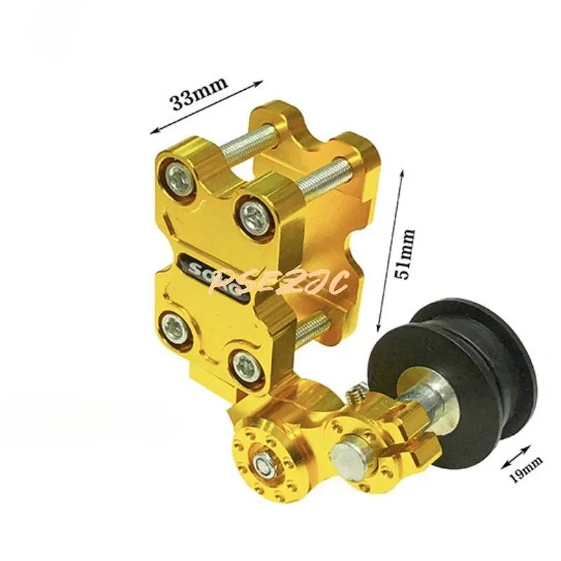 Color: WHITE - Motorcycle Chain Automatic Adjustment Modification Accessories Tensioner Chain Adjuster Chain Tightener