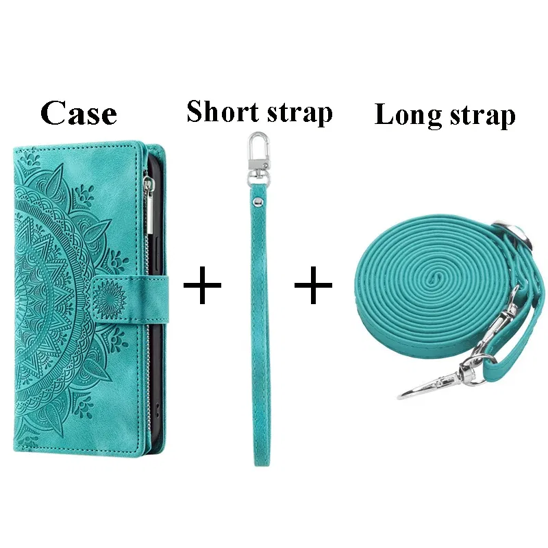 Color: light yellow, Material: Microfiber - S24 Ultra S23 Plus S 22 CrossBody Strap Zipper Wallet Case for Samsung Galaxy S22 S23 FE S21 S20 23 24 Ultra Note 20 Book Cover