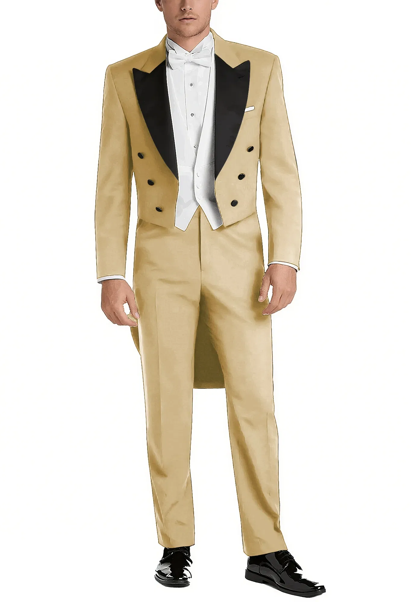 Color: green, Size: XL - Italy Style Aristocratic Men Suit Three Pieces(Jacket+Pants+Vest) Hot-selling High-quality Double Breasted Male Clothing