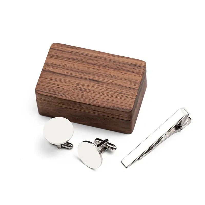 Color: MINT GREEN, Size: L - Custom Metal Cufflinks Tie Clip & Rectangle Gift Box Engraved Gift for Dad and Groomsmen Personalized Best Man Cufflinks Set
