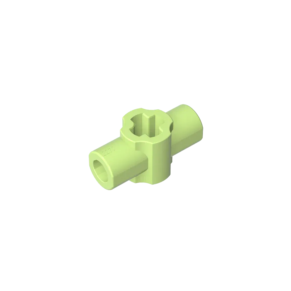 Color: WHITE - Gobricks GDS-2230 Technical Axle Connector Hub with  Perpendicular compatible with lego 24122 Assembles Building Blocks