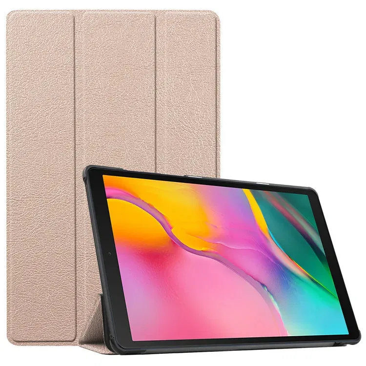 Color: camel, Size: eleven, Ships From: CHINA - For Lenovo Tab M10 HD 2nd Gen Case TB-X306F X306X Tri-Fold Stand Wake/Sleep Magnetic Protective Shell  PU Leather Tablet Cover