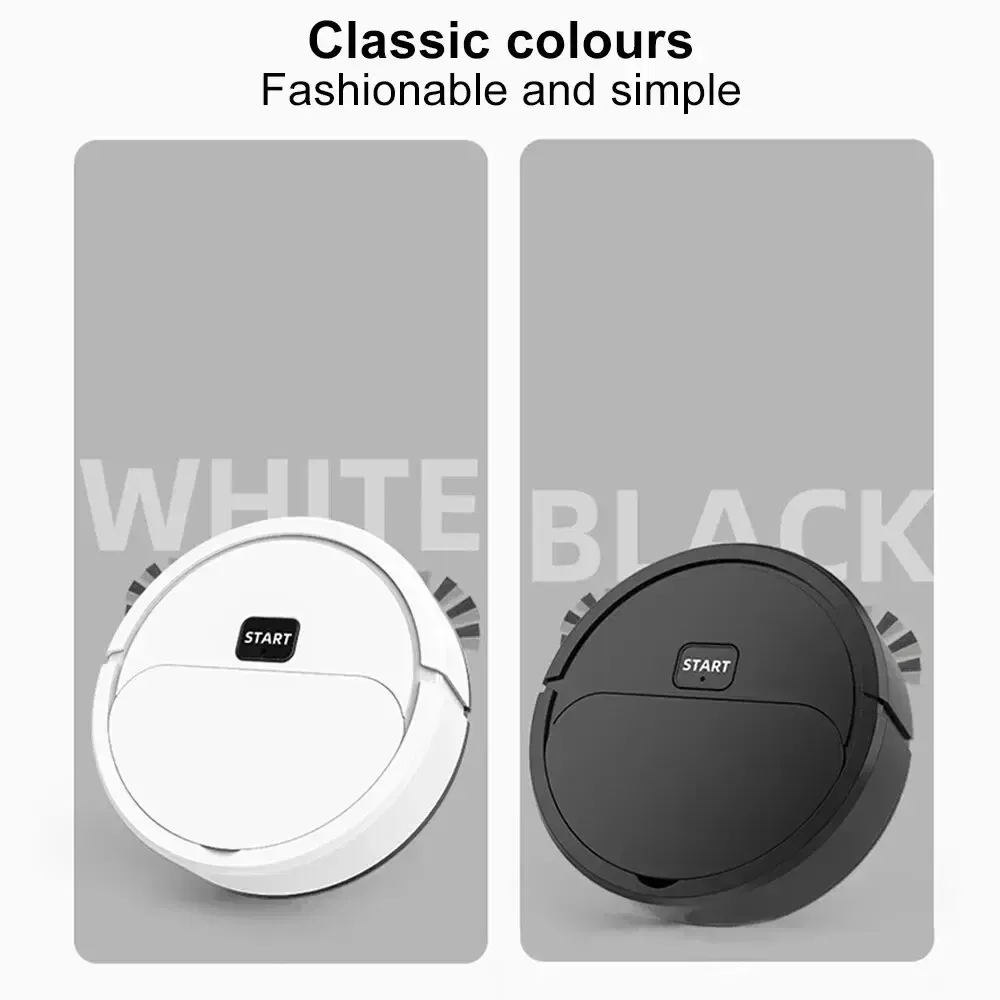 Color: WHITE - Sweeping robot automatic three-in-one wipe mop intelligent silent household lazy sweeper vacuum cleaner