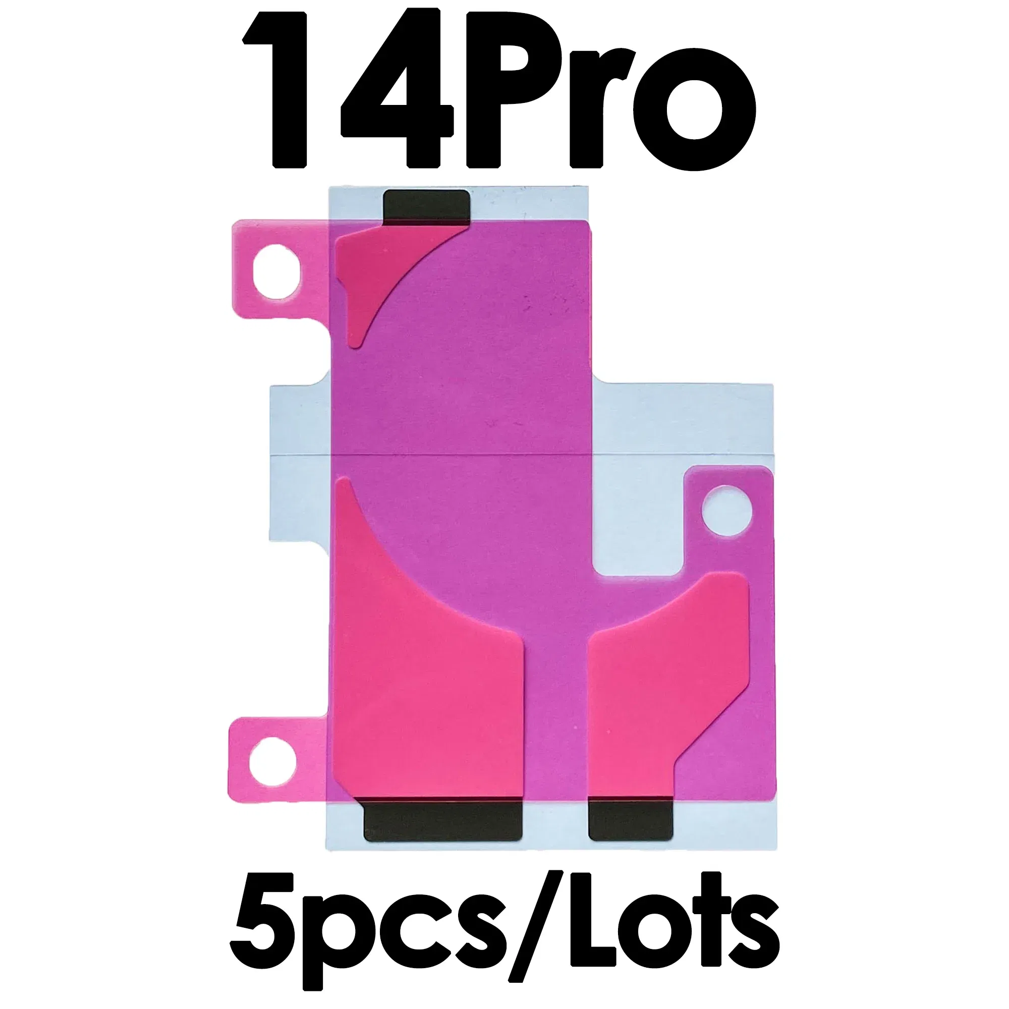 Color: MULTICOLOR - 5Pcs Battery Adhesive Sticker for iPhone 13 14 15 16 Pro Max 14 Plus 11Pro 12 Mini 13Pro Battery Glue Tape Replacement Pull Tab