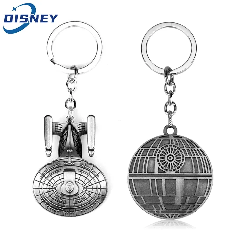 Color: Yellow, Ships From: CHINA - Disney Star Wars Keychain Key Ring Spaceship Darth Vader Robot BB 8 Metal Pendant Cool Movie Jewelry For Men Car Key Chain