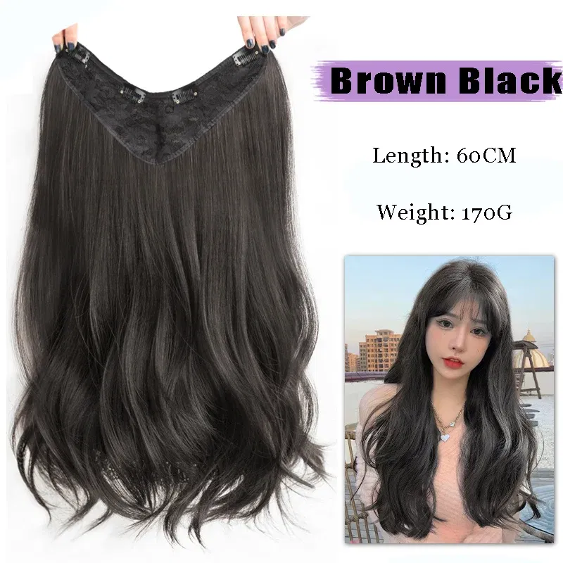 Color: P18/613 - AOSI Part Synthetic Clip In Hair Extension Long Thick Curly Natural Blonde Flase Hair Hairpieces For Women Heat Resistant