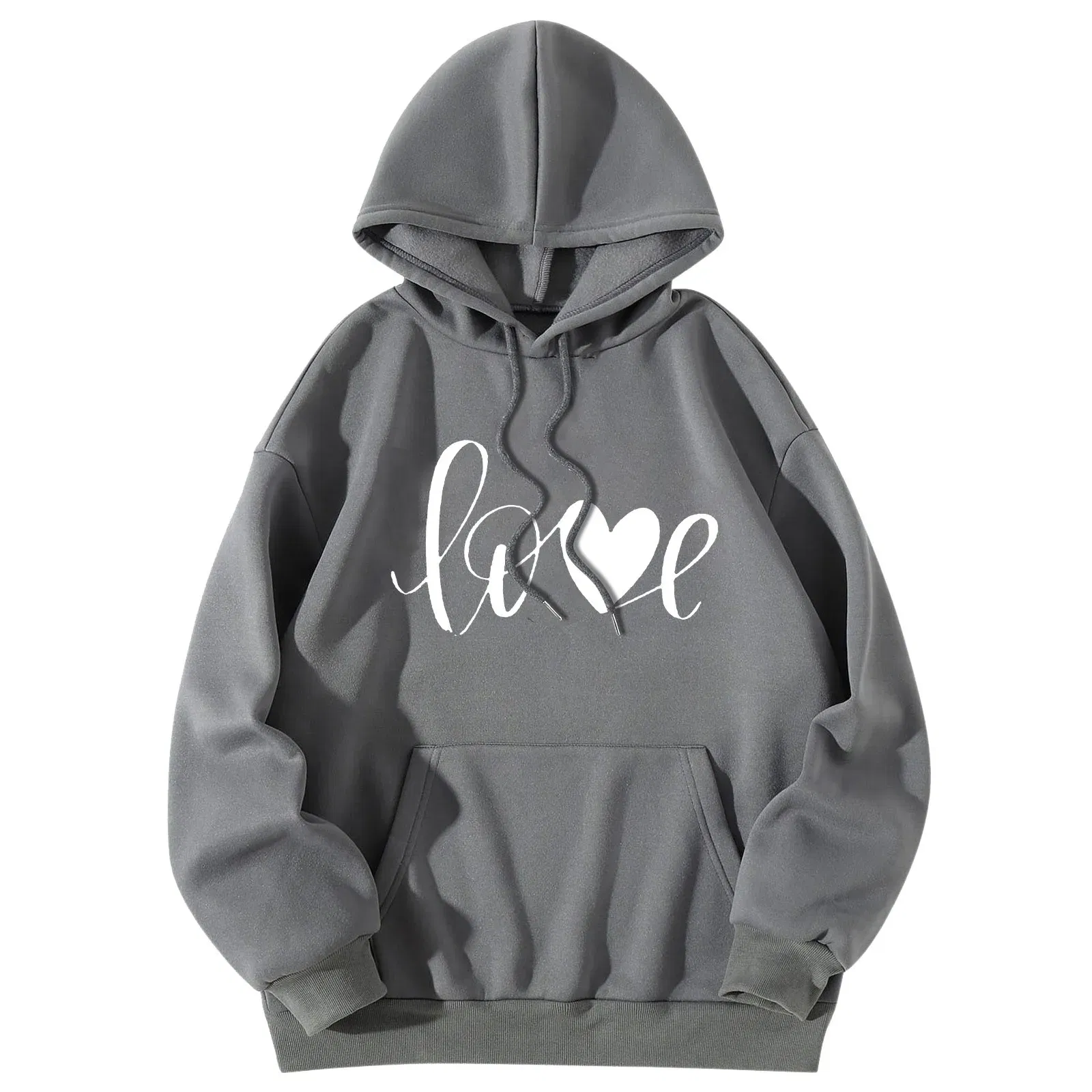 Color: Light  Blue, Size: S, Ships From: spain - Men Women Print Long Sleeve Round Neck Hooded Tops Sweatshirt Hoodies Lightweight