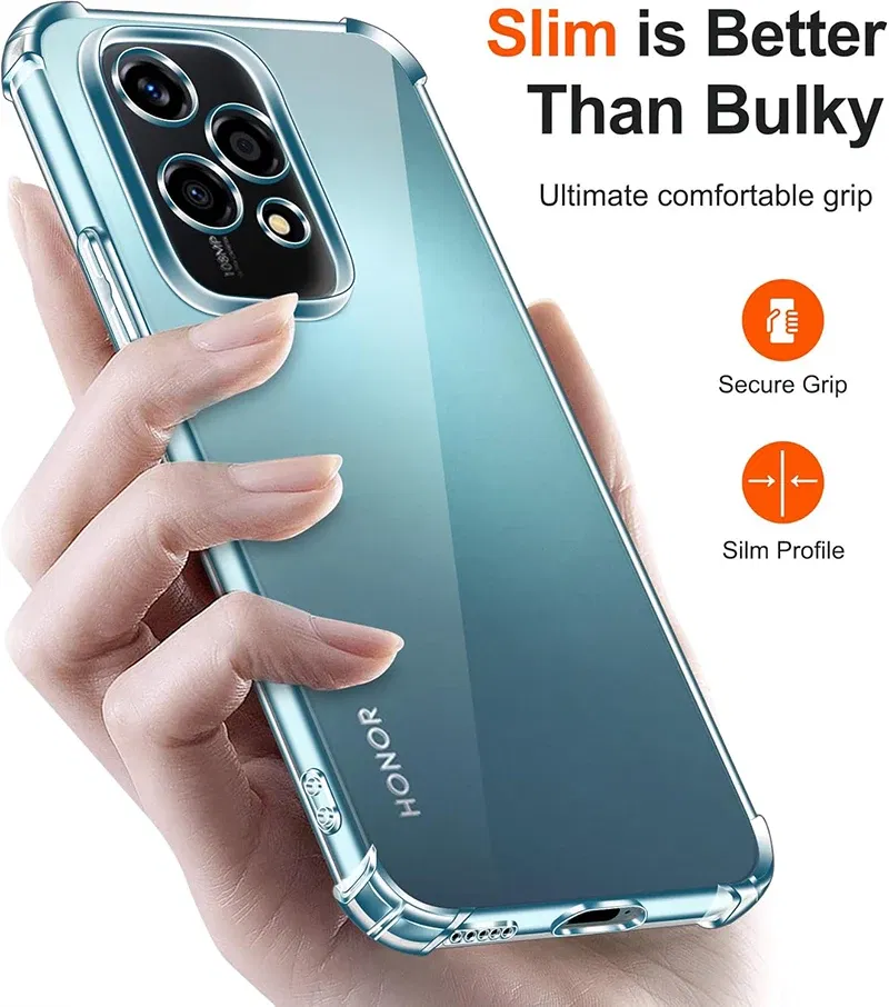 Material: aluminum - Shockproof Silicone Soft Case For Huawei Honor 200 90 70 50 Lite Pro Ultra Thin Cover For Honor200 Lite Clear Slim Fundas