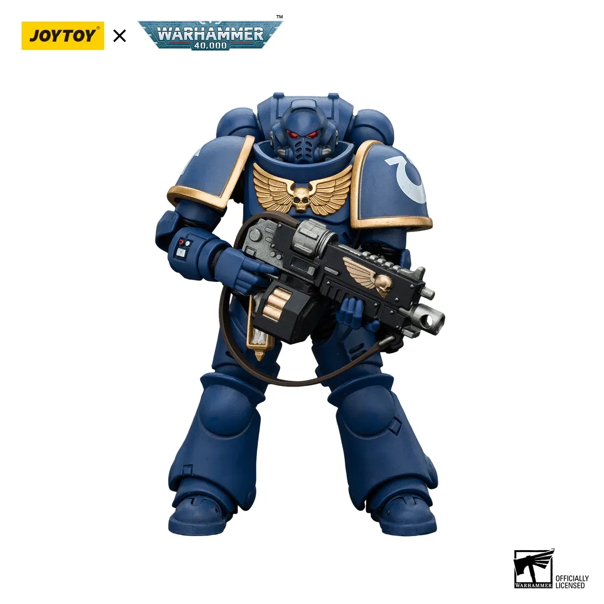 Color: black - [IN-STOCK]JOYTOY Warhammer 40K 1/18 Action Figures Ultramarines Lieutenant Titus&Remus Ventanus&Intercessors&Jump Pack  Model
