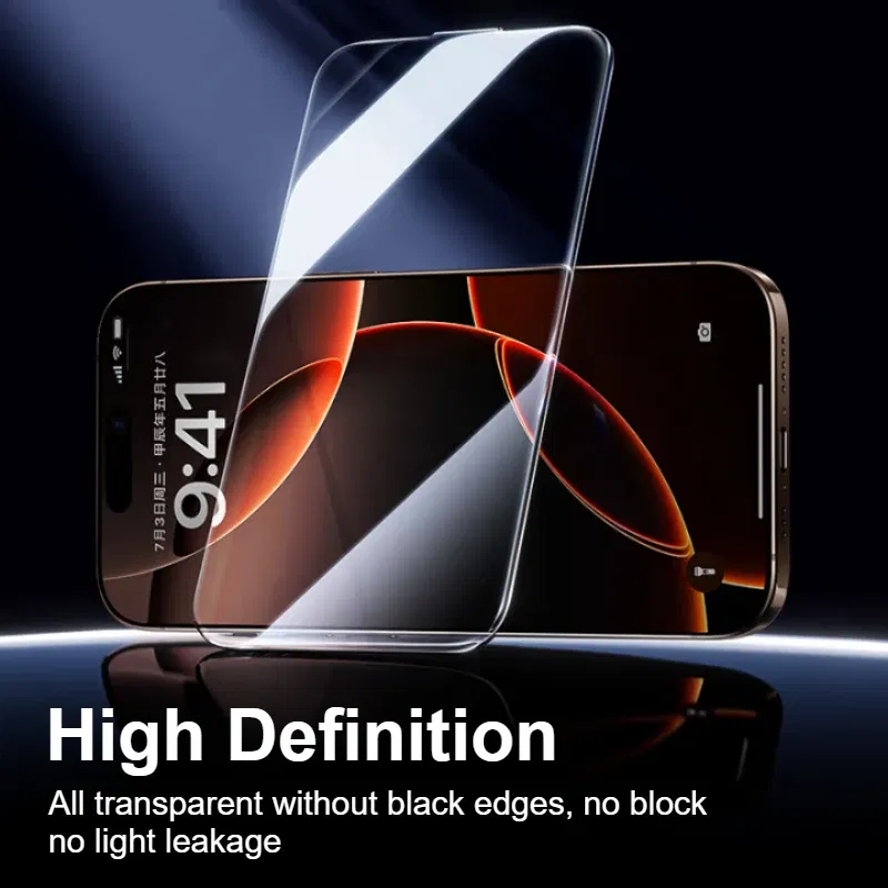 Material: High Definition, Compatibility by Model: iPhone 13 Pro Max - SmartDevil 1/2PCS Dust-Free Cabin Tempered Glass Film for iPhone 16 Pro Max 15 14 13 Clear Screen Protector Borderless