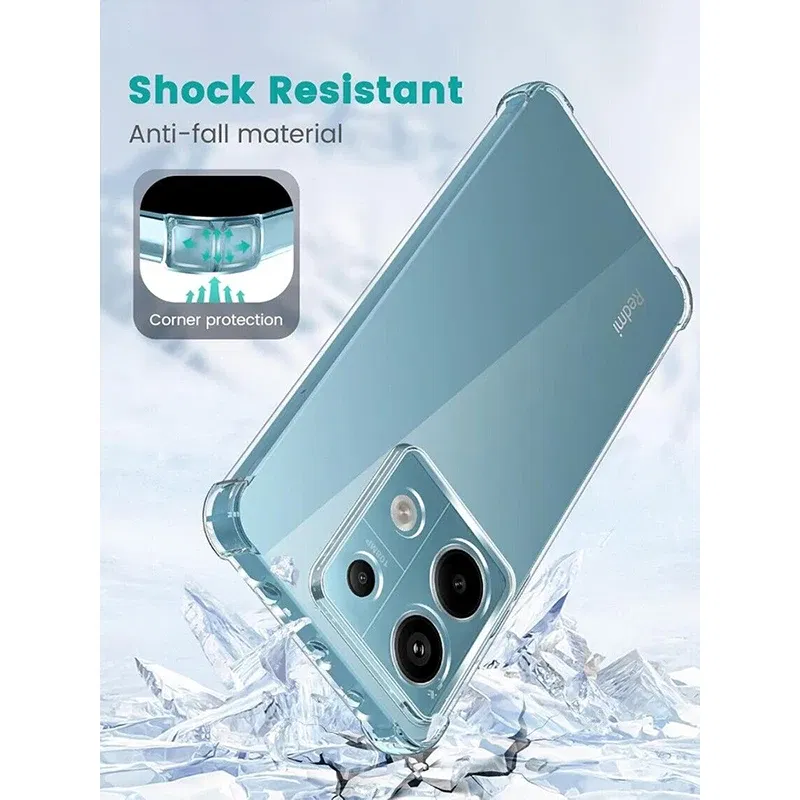 Color: MAROON - Luxury Clear Shockproof Case For Xiaomi Redmi Note 13 12 11 Pro Plus Phone Cover on Redmi Note 10 9 PRO MAX 10S 9S Back Cover
