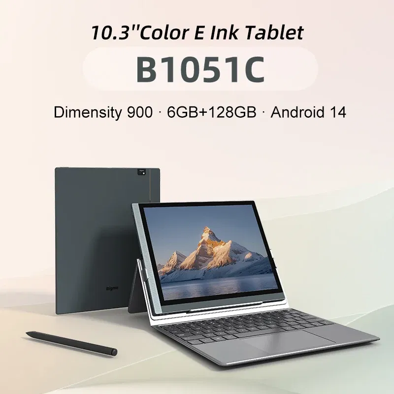 Color: pink, Ships From: CHINA - Bigme B1051C Pro 10.3'' Color Eink Ebook Reader Android 14 OS, Dimensity 1080, 8+256GB, Electronic Book Tablet 300PPI Ereader