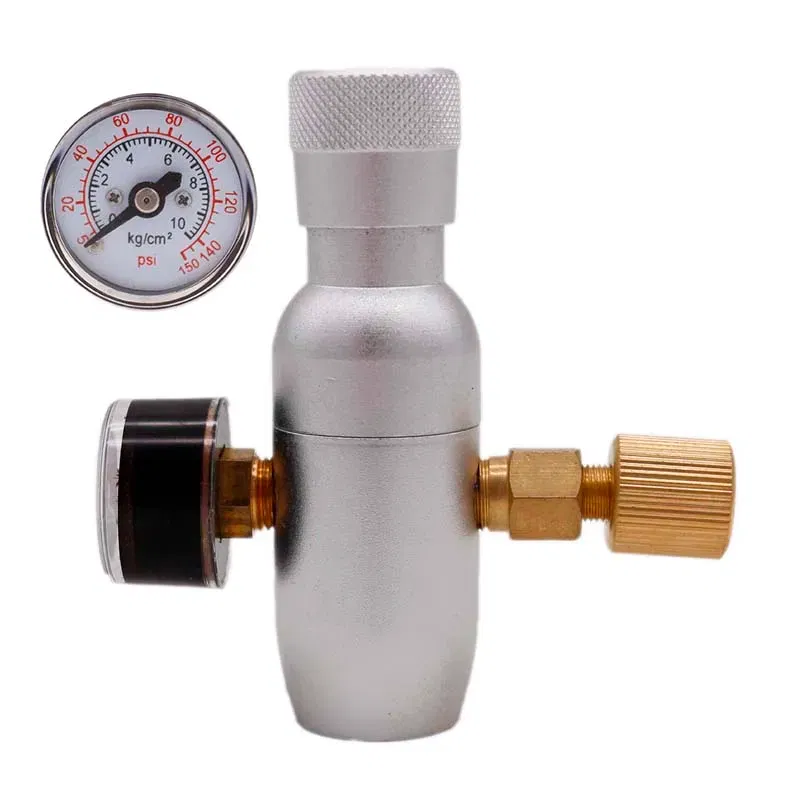 Color: Navy Blue - Homebrew Kegging Premium Regulated Compact CO2 Charger 60/150 psi  3/8-18UNF Free Shipping