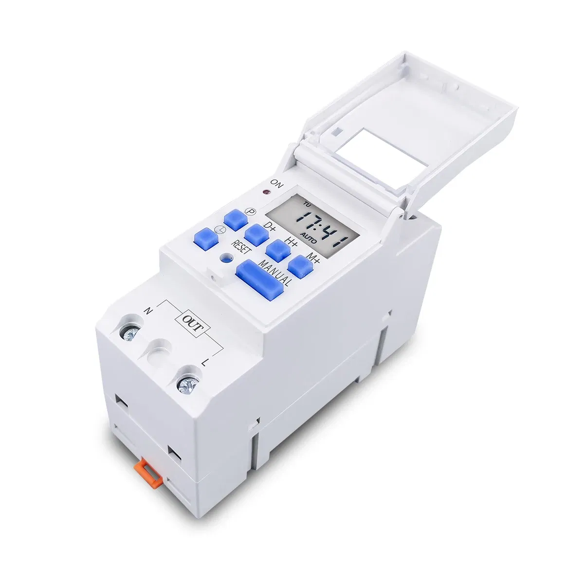 Size: Largest, Current Range: Current Range 2 - New type Din Rail 2 wire Weekly 7 Days Programmable Digital TIME SWITCH Relay Timer Control AC 220V 230V 12V 24V 48V 16A