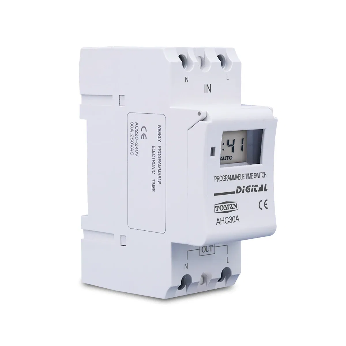 Size: Largest, Current Range: Current Range 2 - New type Din Rail 2 wire Weekly 7 Days Programmable Digital TIME SWITCH Relay Timer Control AC 220V 230V 12V 24V 48V 16A