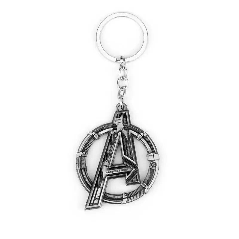 Color: WHITE, Ships From: CHINA - Marvel Logo Keychain The Avengers Figure Captain America Backpack Key Holder Jewelry Accessories Keyrings for Fan Gifts
