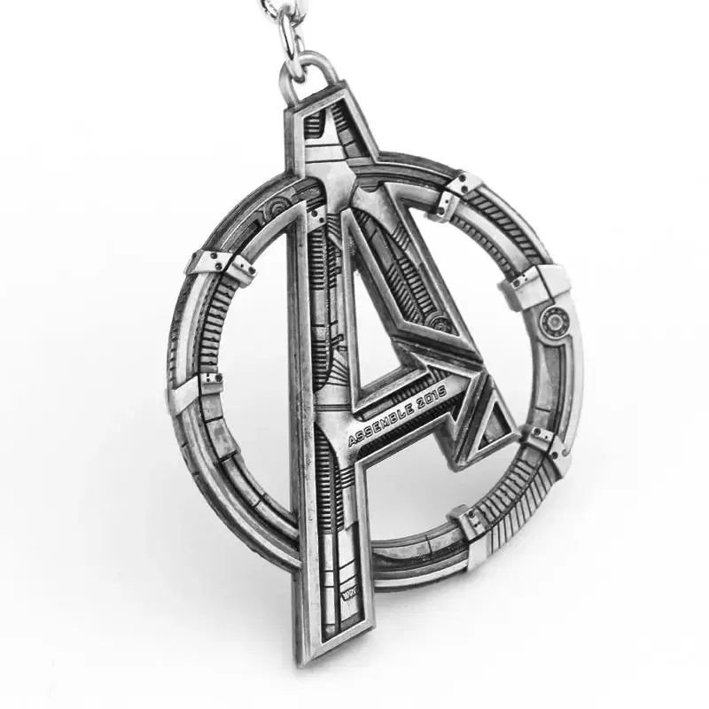 Color: WHITE, Ships From: CHINA - Marvel Logo Keychain The Avengers Figure Captain America Backpack Key Holder Jewelry Accessories Keyrings for Fan Gifts