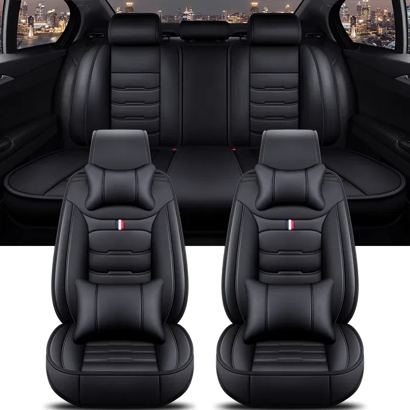 Color Name: moon blue, Ships From: CHINA - Universal Car Seat Cover for HYUNDAI All Car Models Solaris Sonata Creta Encino Elantra Ix25 Ix35 Kona Auto Accessories Interior