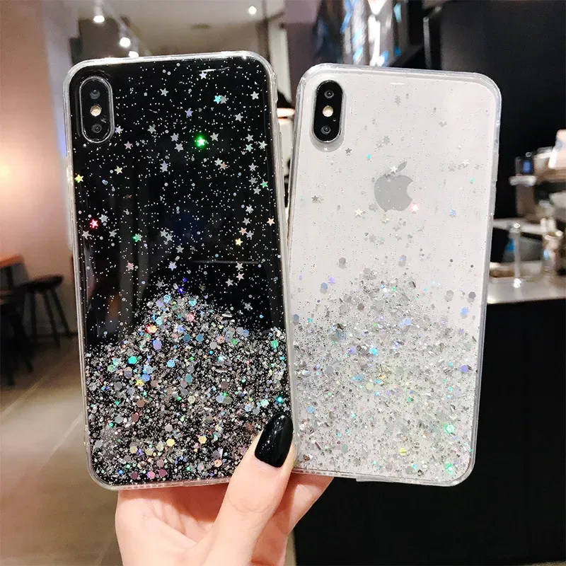Color: PURPLE, Compatible-Phone Models: For iPhone 7 Plus - 16 Pro Max, Epoxy Resin Case, iPhone 15 Case with Sequins, Epoxy Case, iPhone 14 Case, Glitter Girls Designs, 13 Pro Max, 15Pro