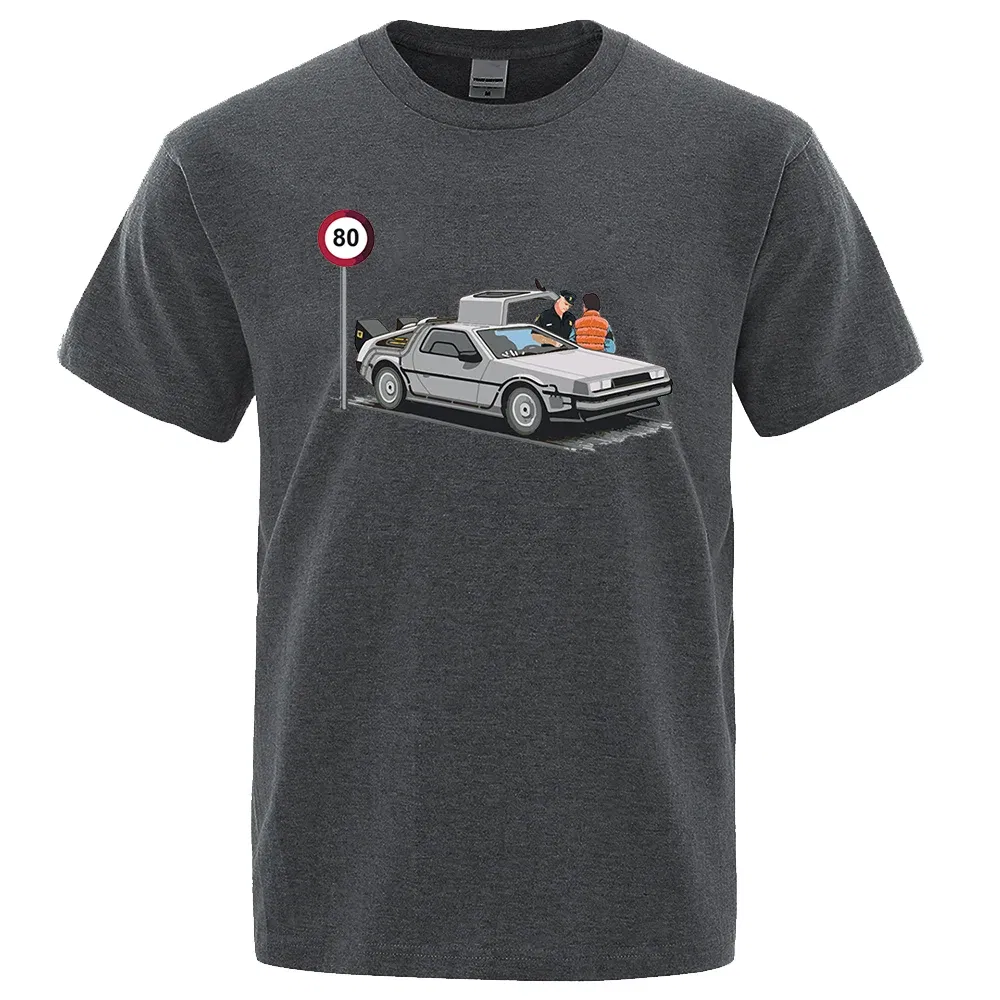 Color: Pink, Size: M - I Was Caught Speeding Funny Printed T-Shirts Men Fashion Casual Short Sleeves Loose Oversized T Shirt Breathable Cotton Tees